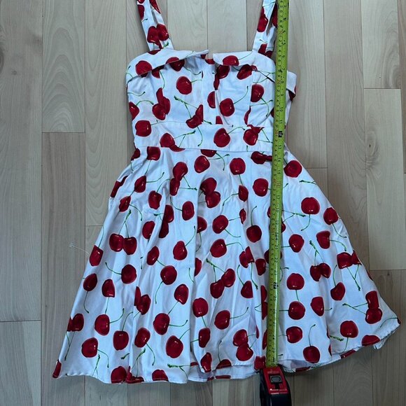 American-Made Pin-Up Cherry Mini Dress - Picture 6 of 8